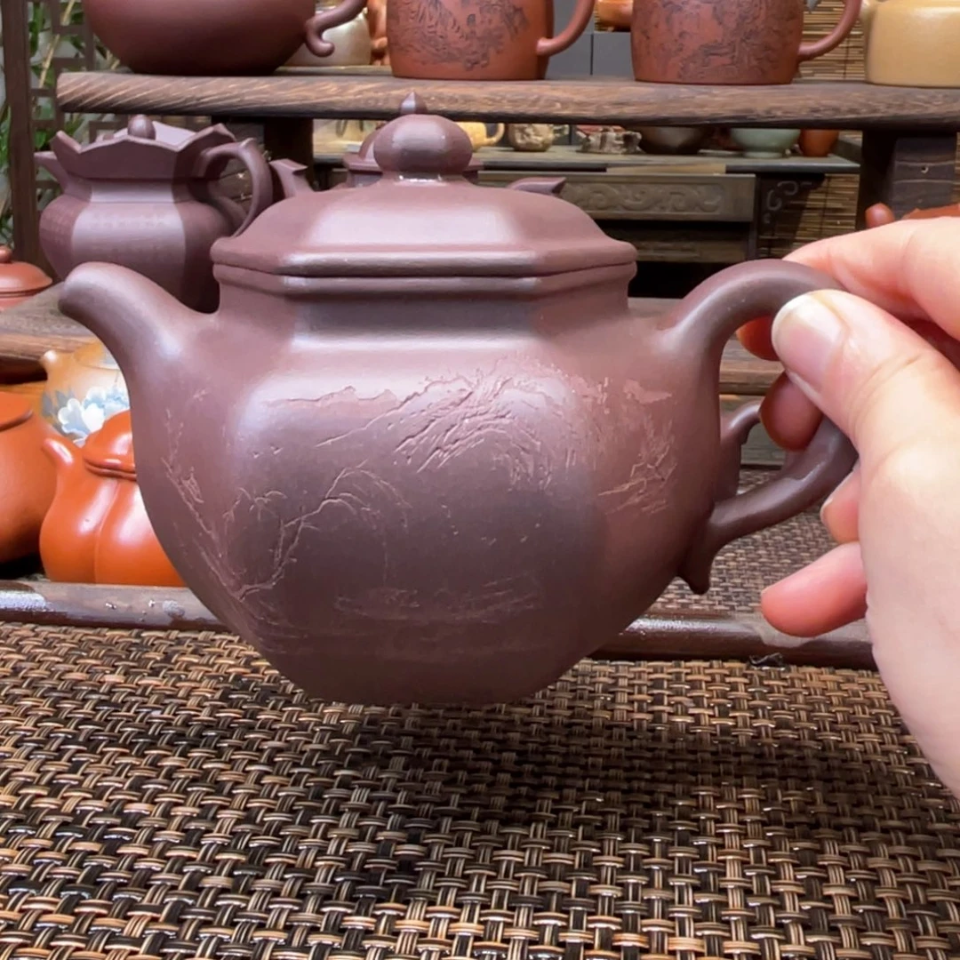 茶壶紫砂宜兴原矿紫砂手制全300