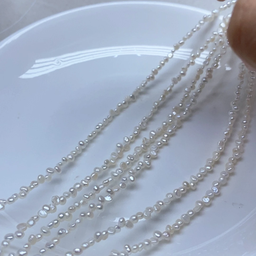 淡水珍珠未镶嵌颈饰发2条