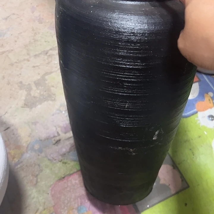 粗陶盆默认打孔高34口12