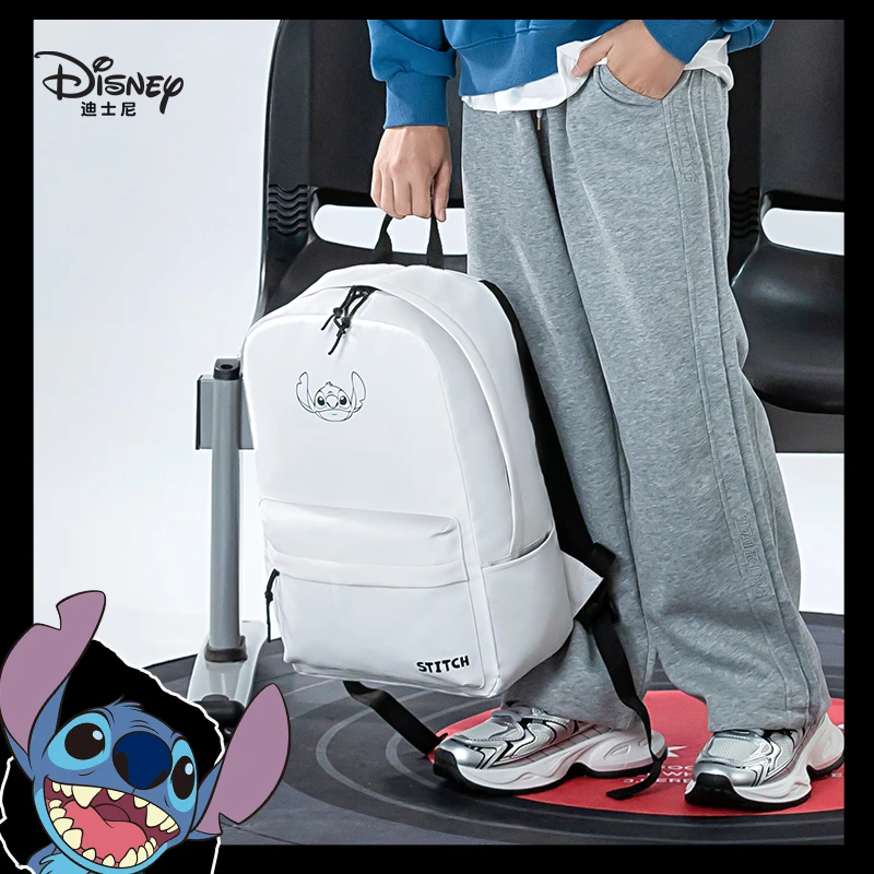 迪士尼六年级以上书包潮流双肩包休闲轻便防泼水防污大容量书包