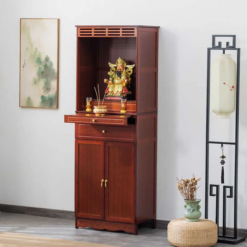 佛龛新中式立柜供桌神台神龛香案家用财神爷柜子观音佛像供奉贡台