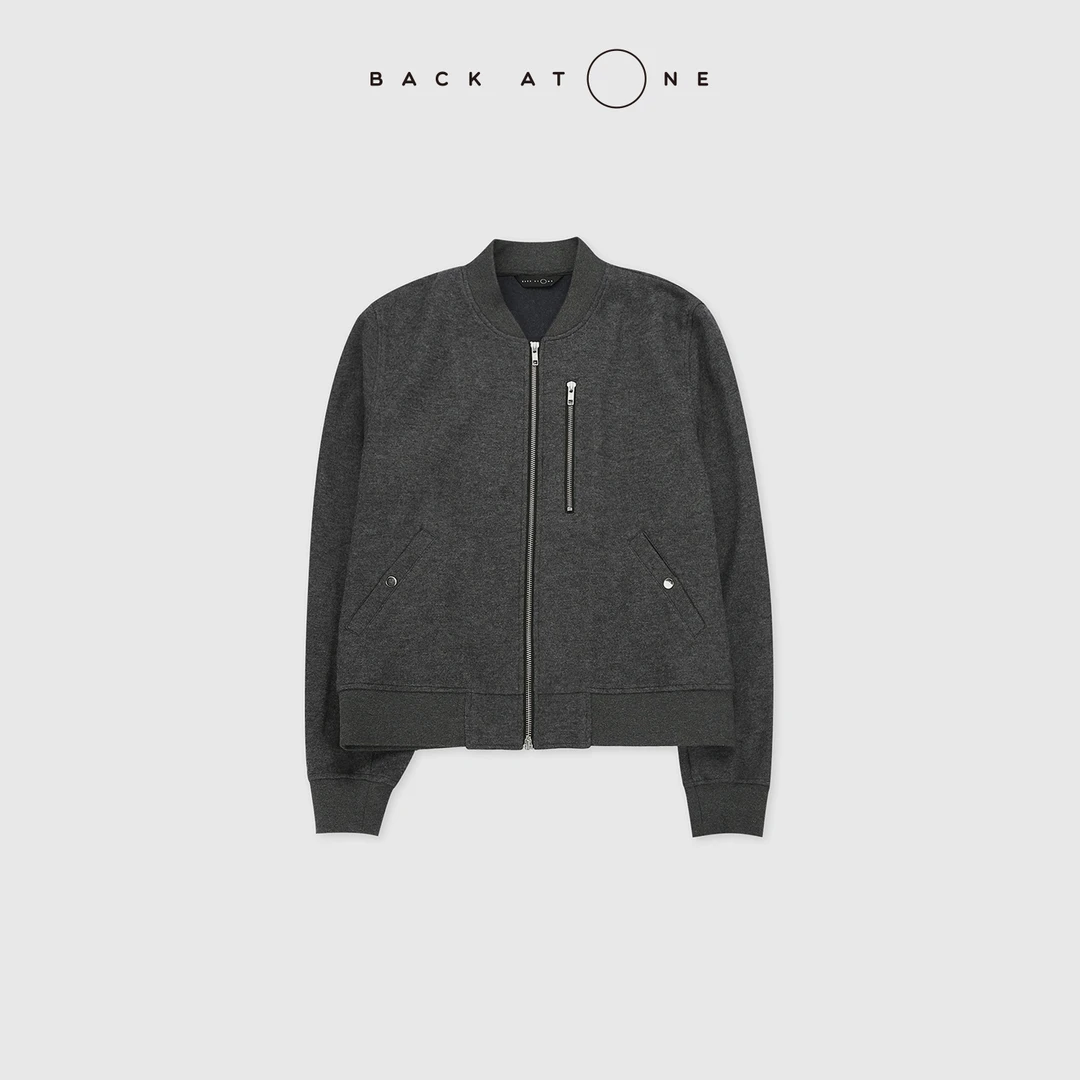 BACKATONE“温婉英姿”  时尚美丽诺羊毛棒球服外套 BFS-1BC192C-K
