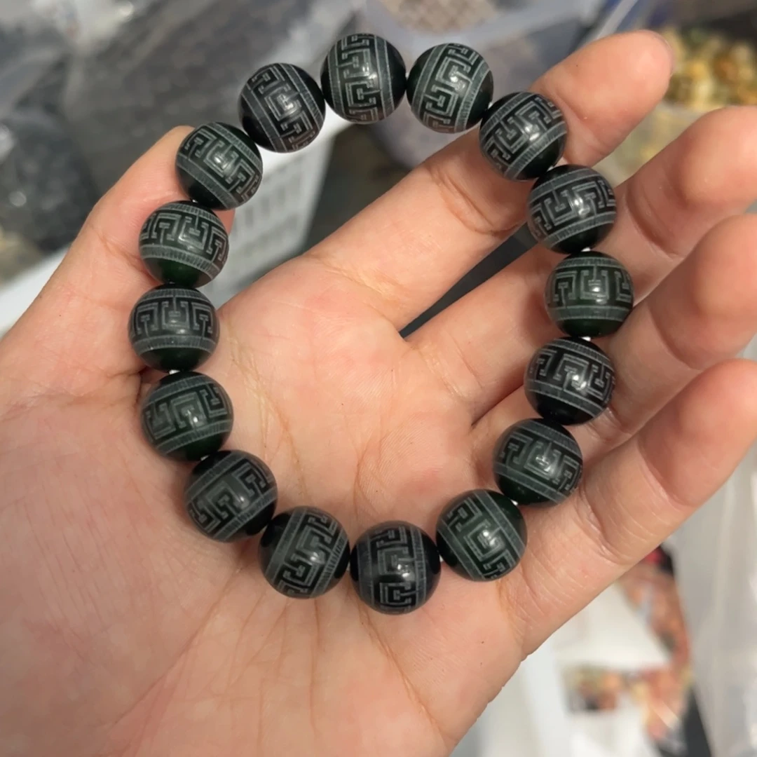 【闪购商品】白玉菩提吊坠a/12 50+30回纹珠