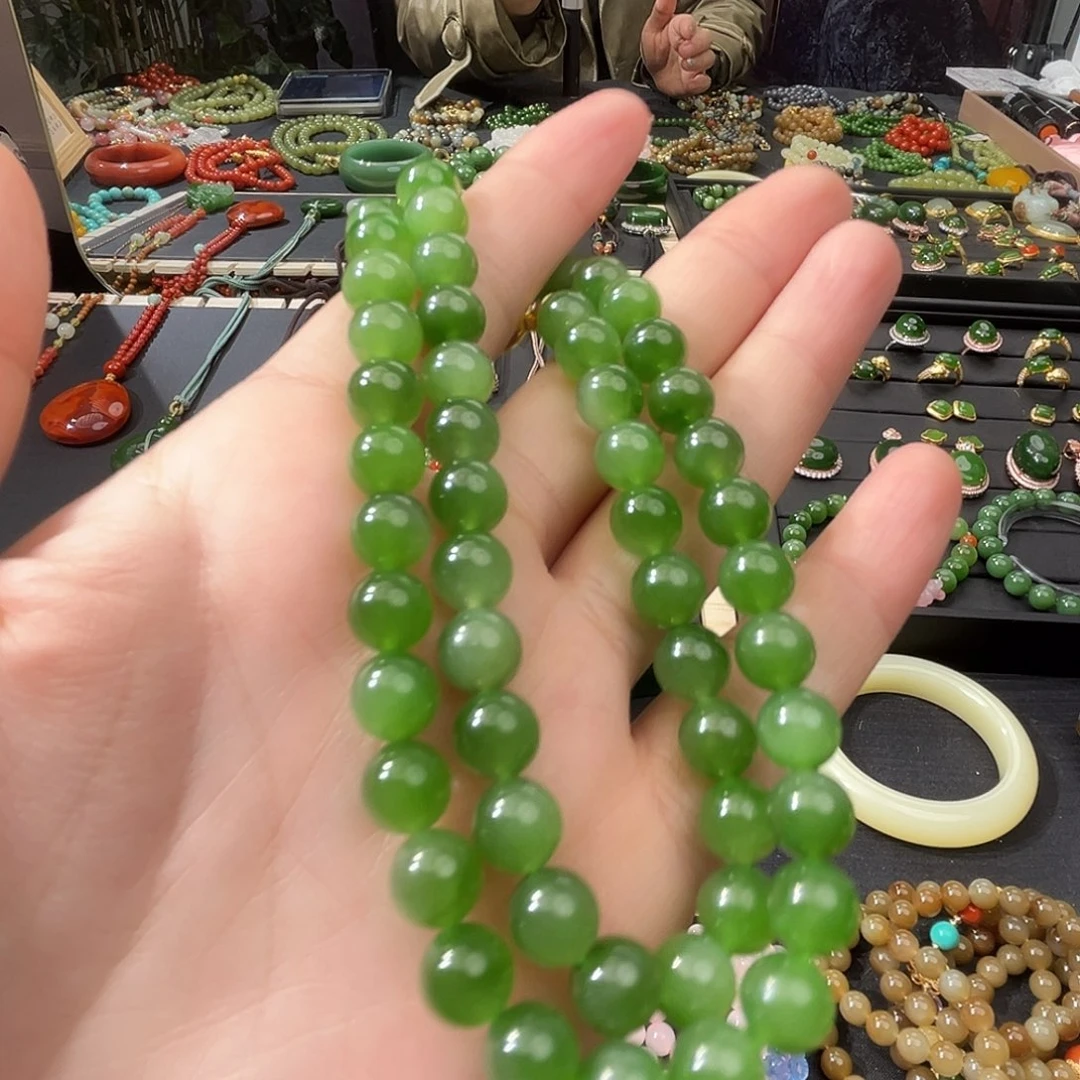 和田玉未镶嵌项链