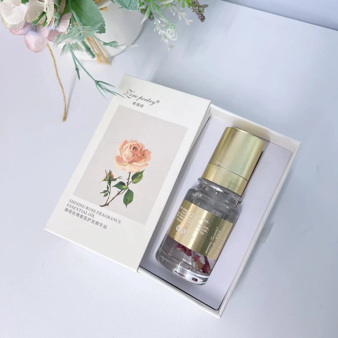 卓洛诗臻亮玫瑰香氛护发精华油免洗护发精油 改善毛躁防止开叉