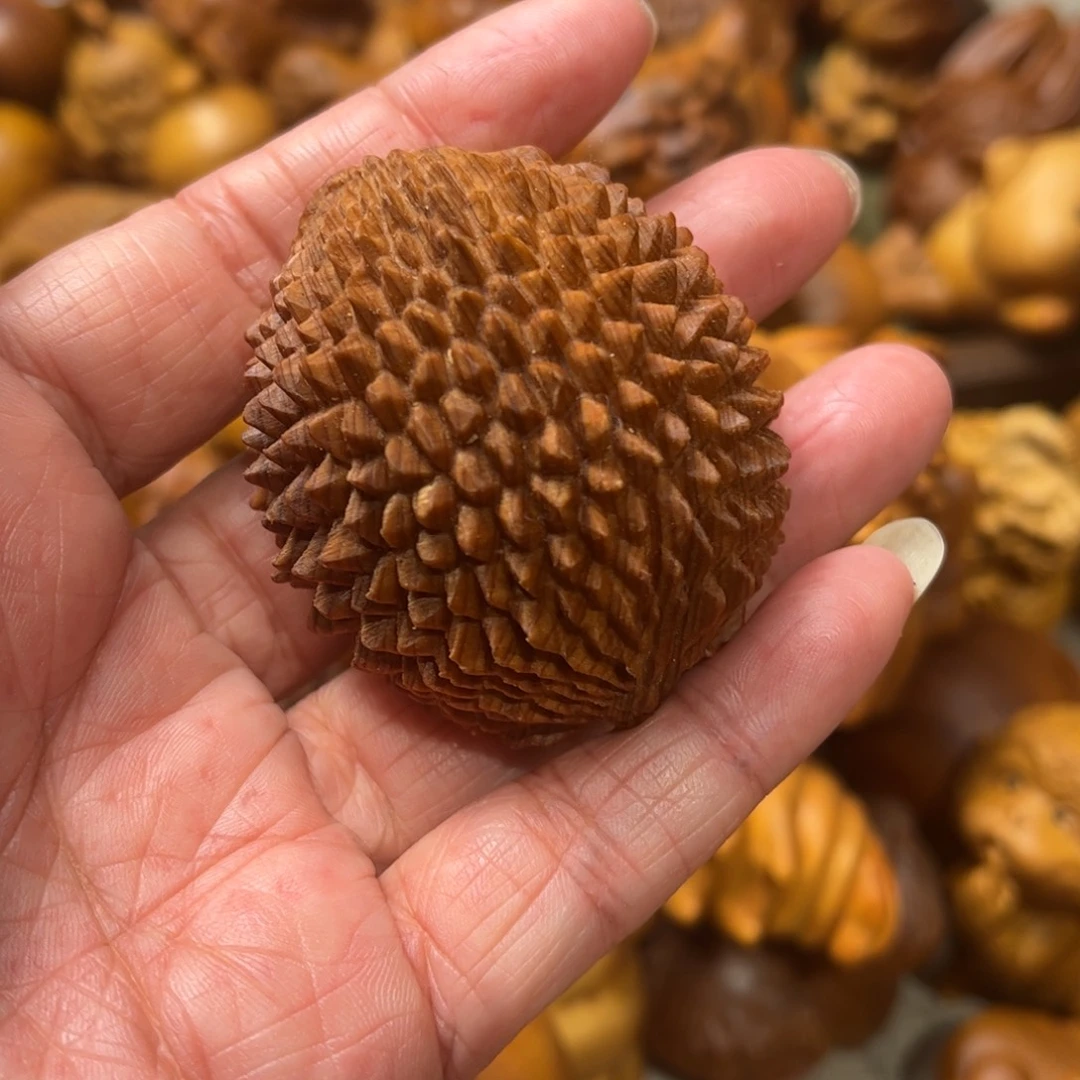 把件柏木崖柏的榴莲