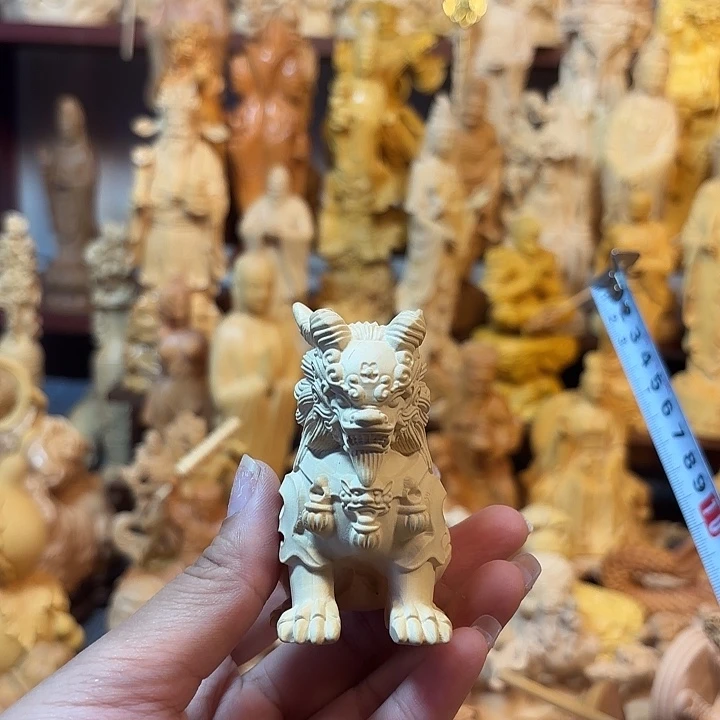 黄杨木黄杨木瑕疵麒麟