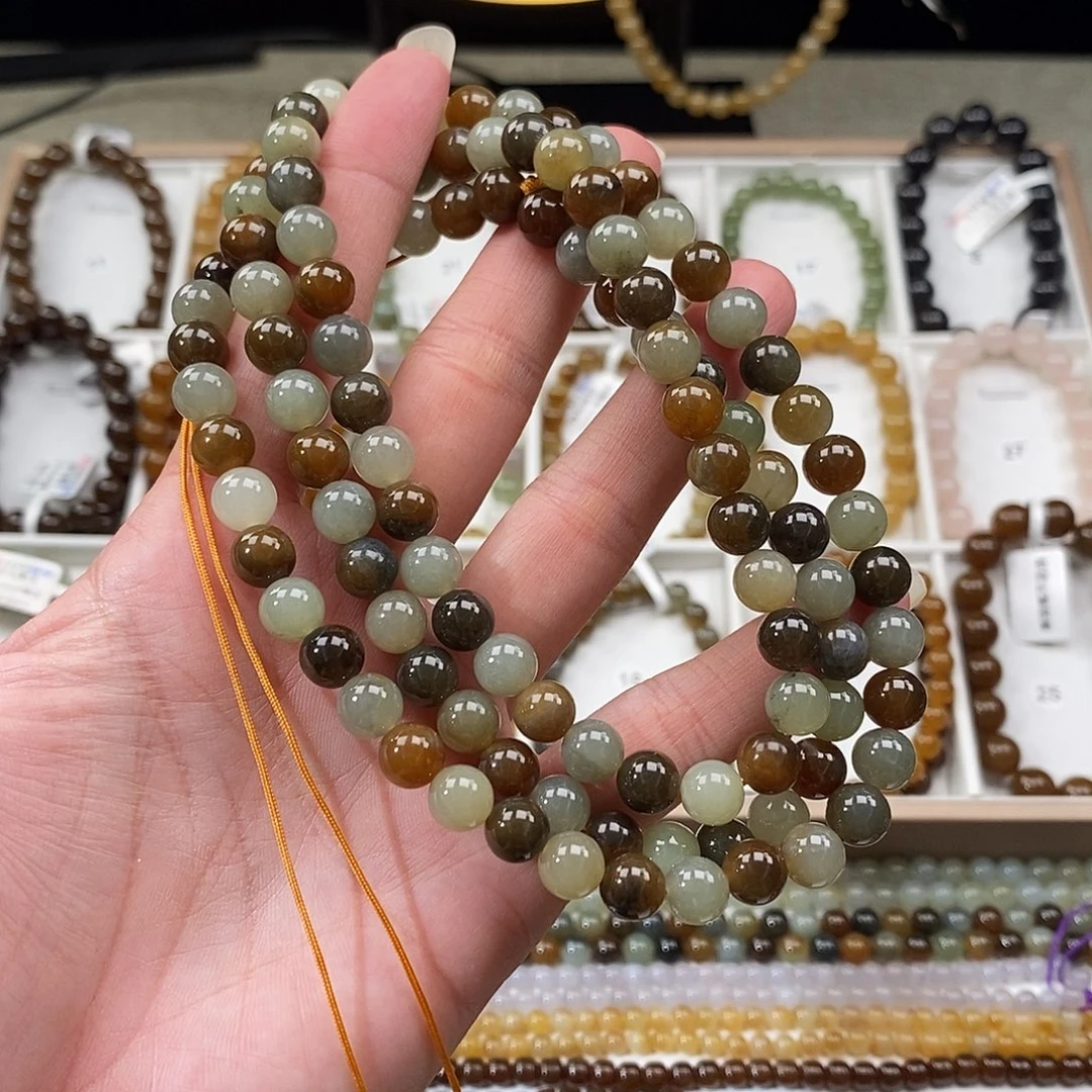 和田玉（糖玉）未镶嵌手链