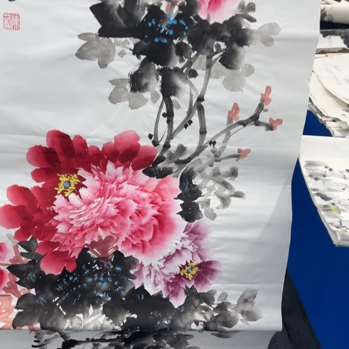 国画宣纸纯手绘字画