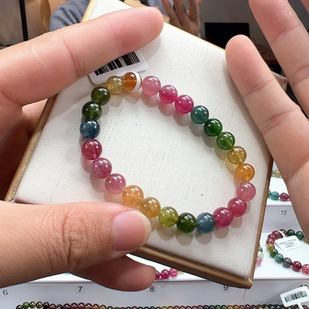 碧玺手串未镶嵌7.5mmmmmmmmmm