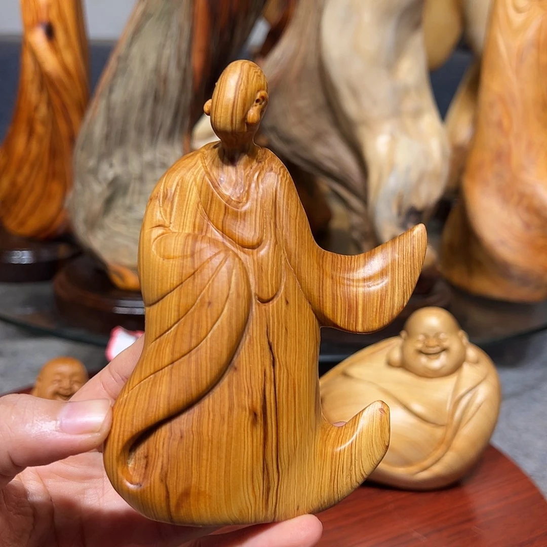 柏木崖柏木手把件摆件