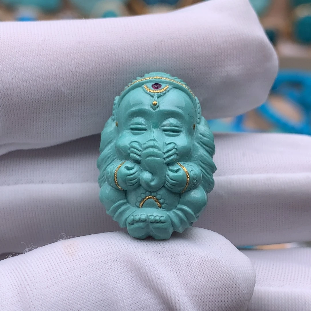 绿松石未镶嵌珠宝奇石