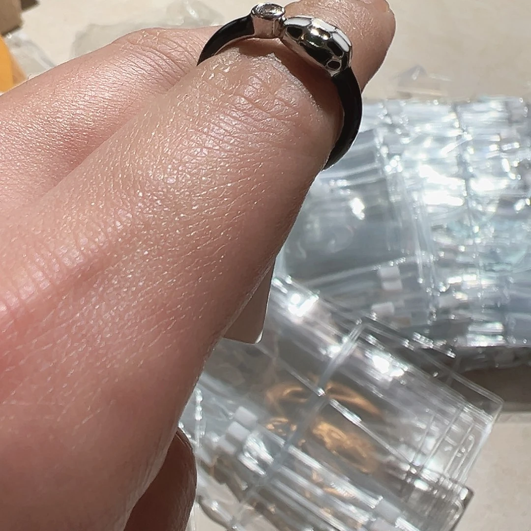 珐琅铁合金7码戒指 7码