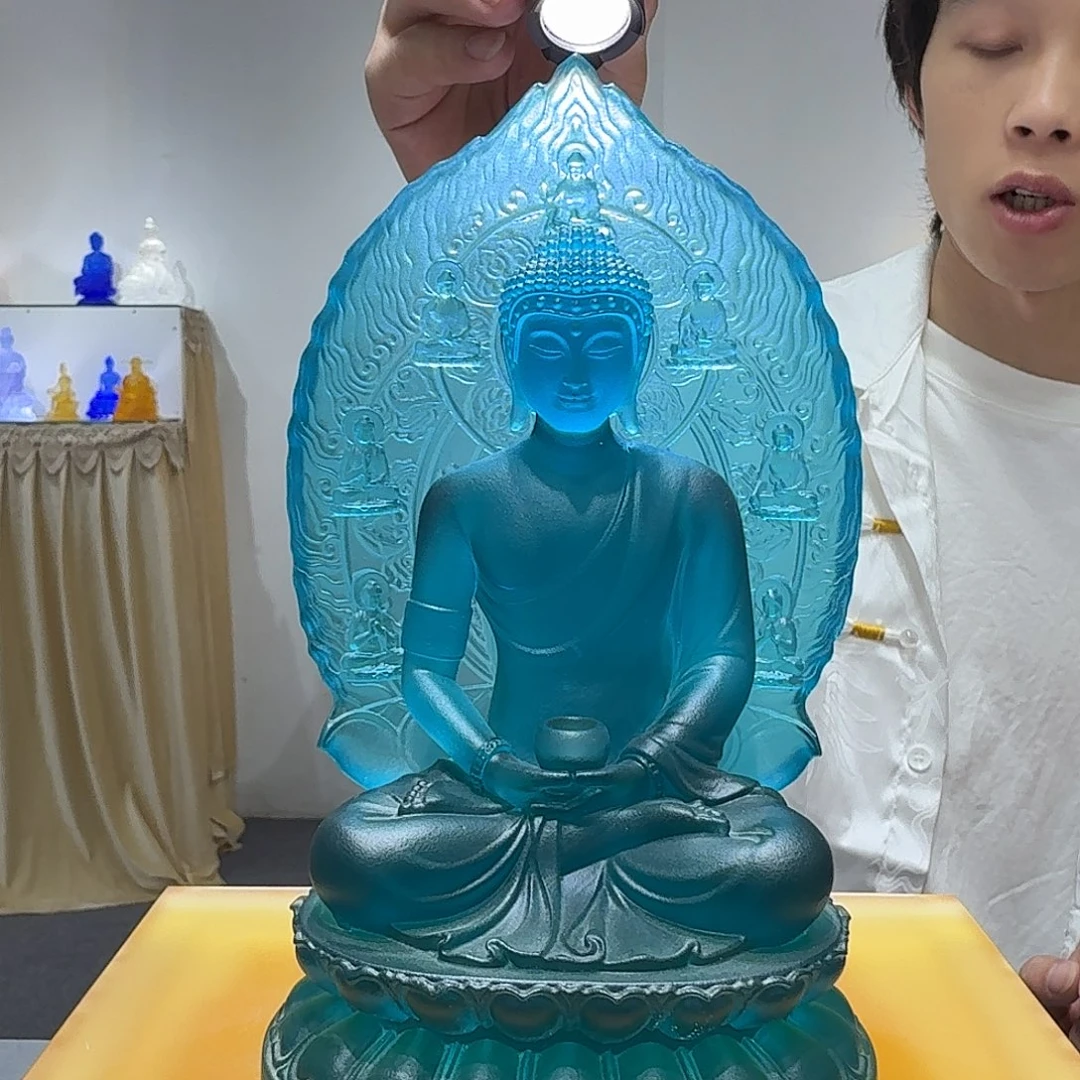 琉璃艺*琉璃药师18公分