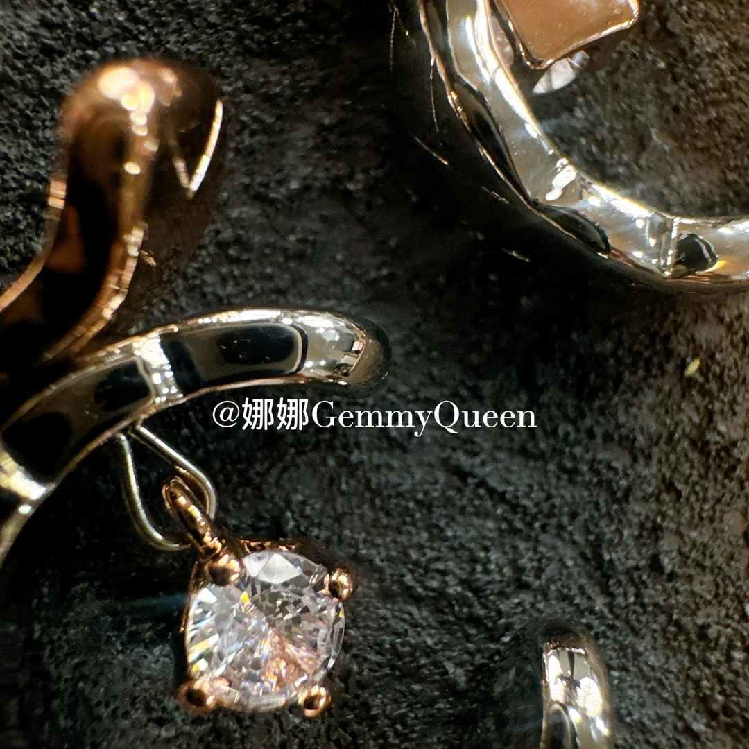 铜合金合成锆石耳饰 娜娜GemmyQueen耳环GQ09247