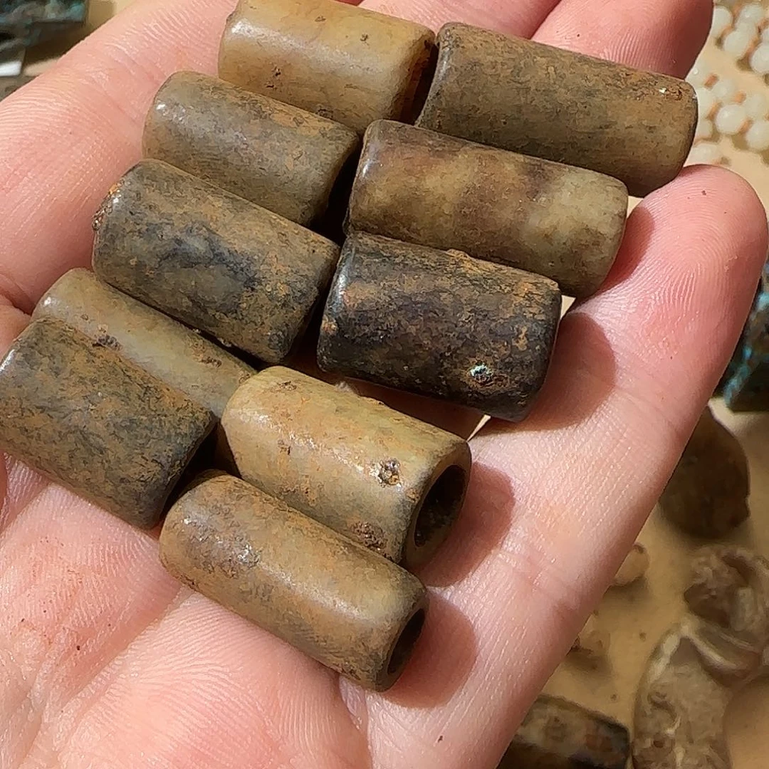 手链未镶嵌和田玉（糖玉）无**藏