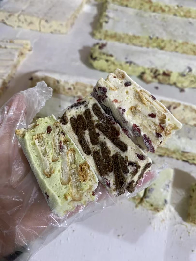 雪花酥纯手工制作三种口味追剧解馋美味零食