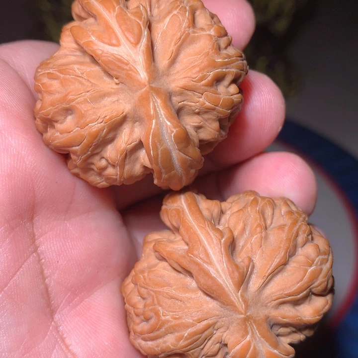 吊坠文玩核桃红锦鲤边40肚41
