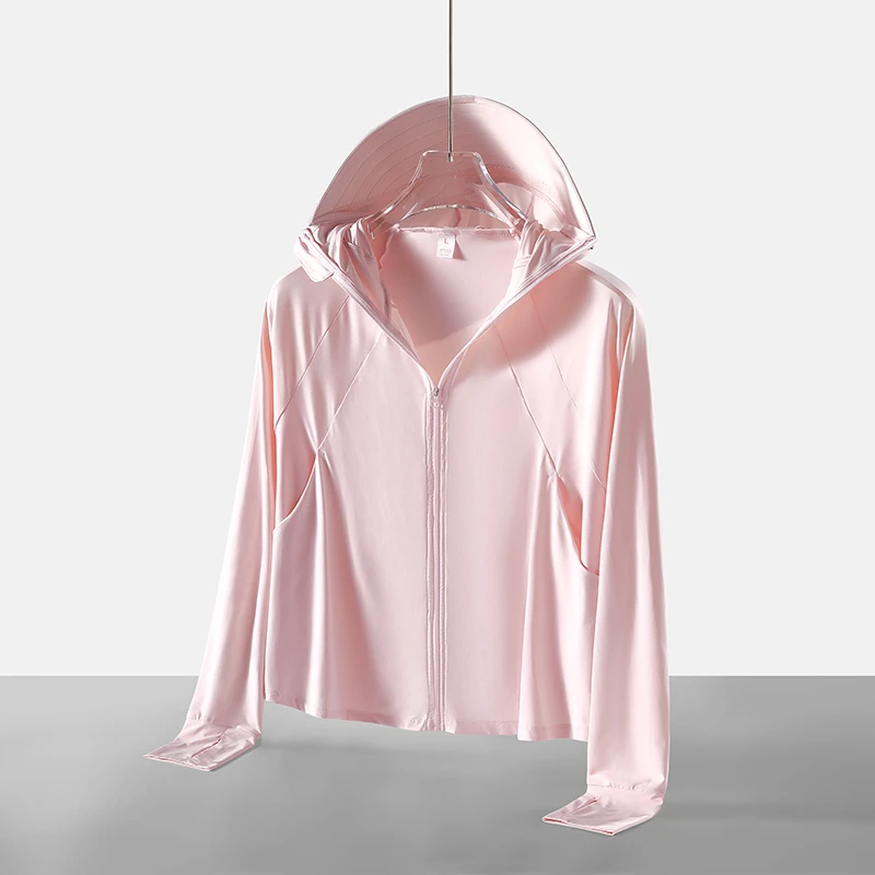 捡漏【锦氨冰皮斗篷款】女款皮肤衣户外防晒服加宽帽檐可拆卸透气