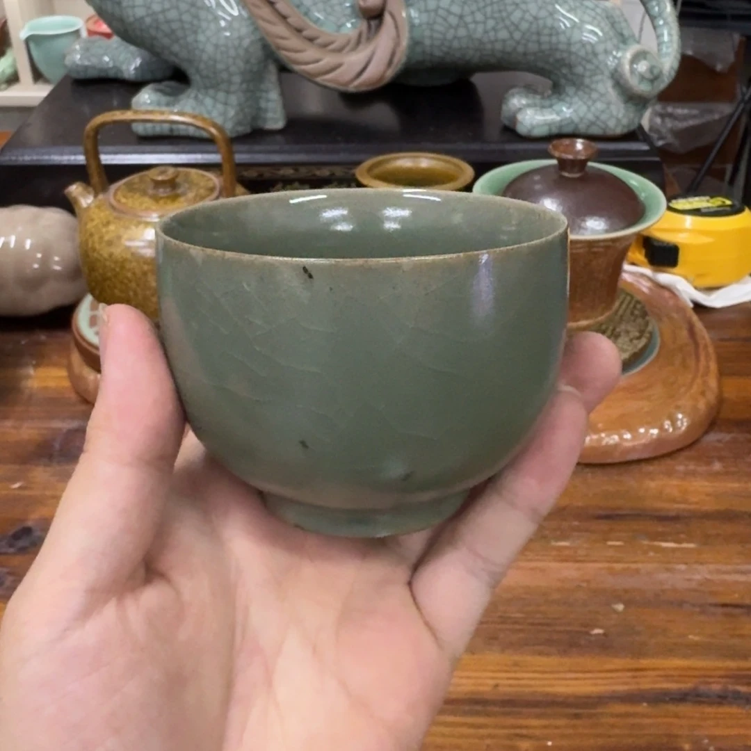 ?****?龙泉青瓷茶具微瑕5710