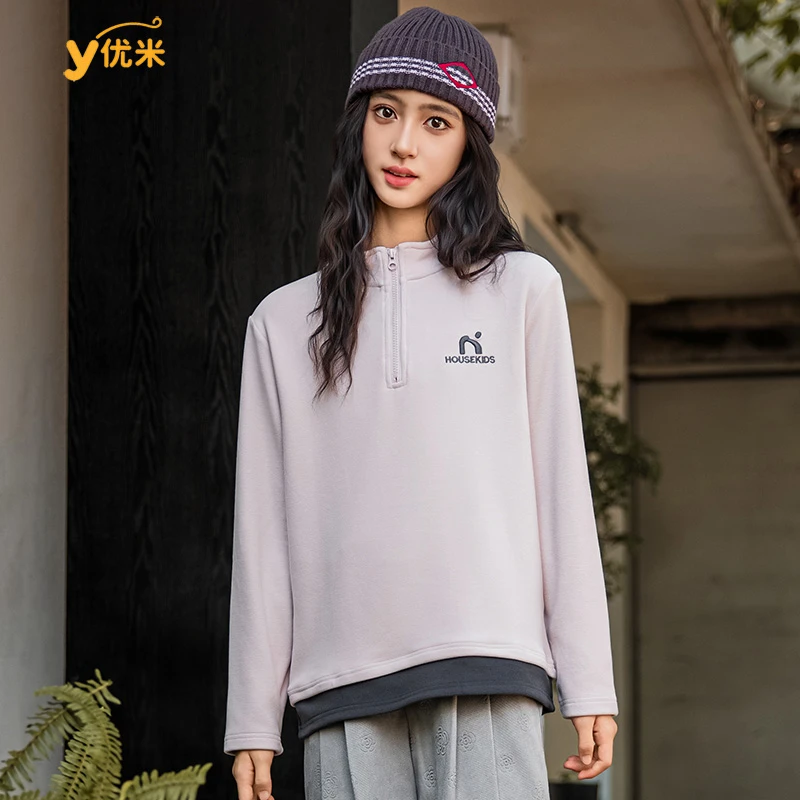 【专柜品质】日常长袖立领运动常规防风抗静电百搭中大童卫衫3631