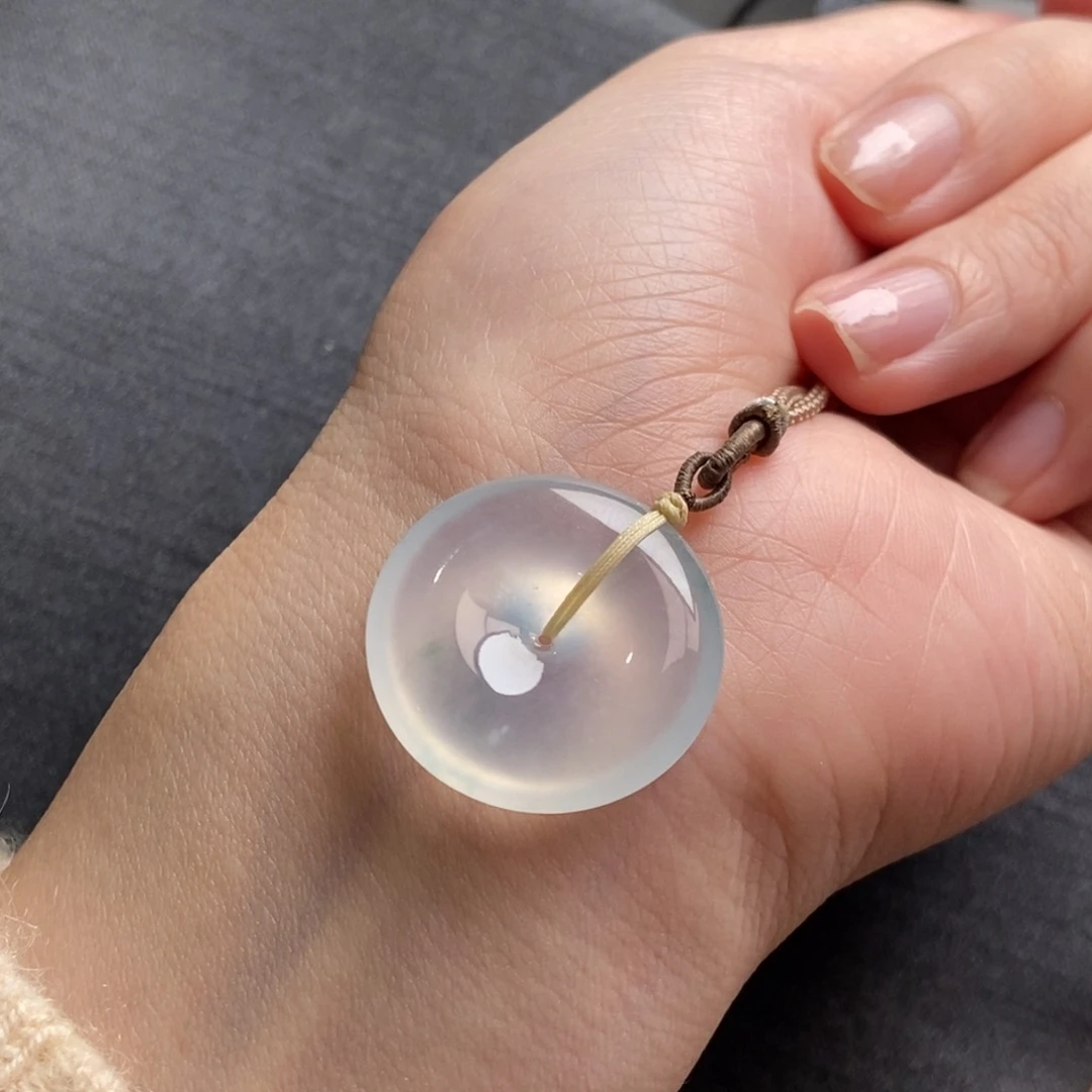 翡翠未镶嵌颈饰24.3-5.6