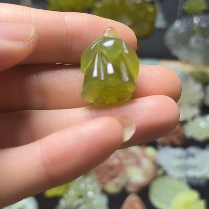 未镶嵌蛇纹石玉发饰