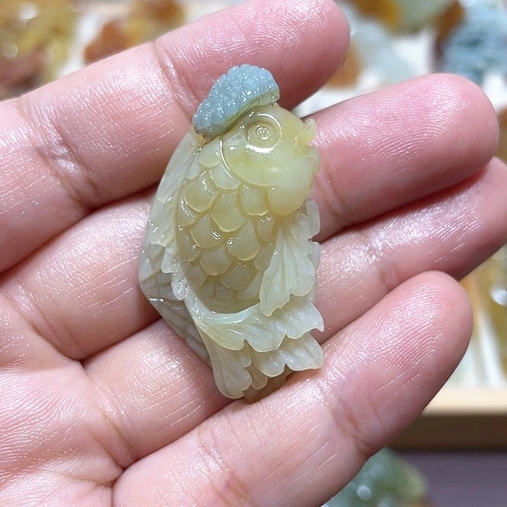 岫玉吊坠(不含链)未镶嵌