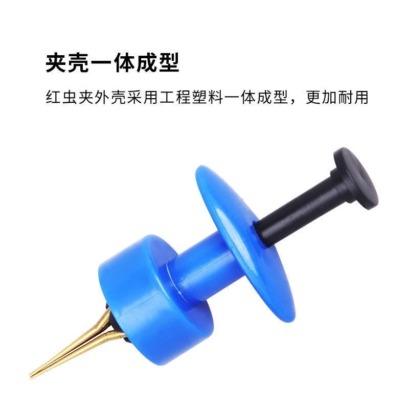 新款挂红虫上饵器皮筋蚯蚓活饵夹子快速捆绑器钓鱼配件渔具用品