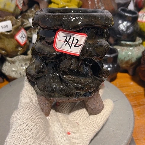 粗陶花盆手工花盆制作