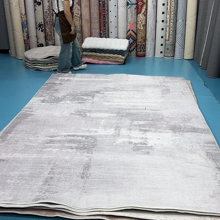 混纺200×300误差±1-3cm精编细砂仿羊绒棉布底微瑕