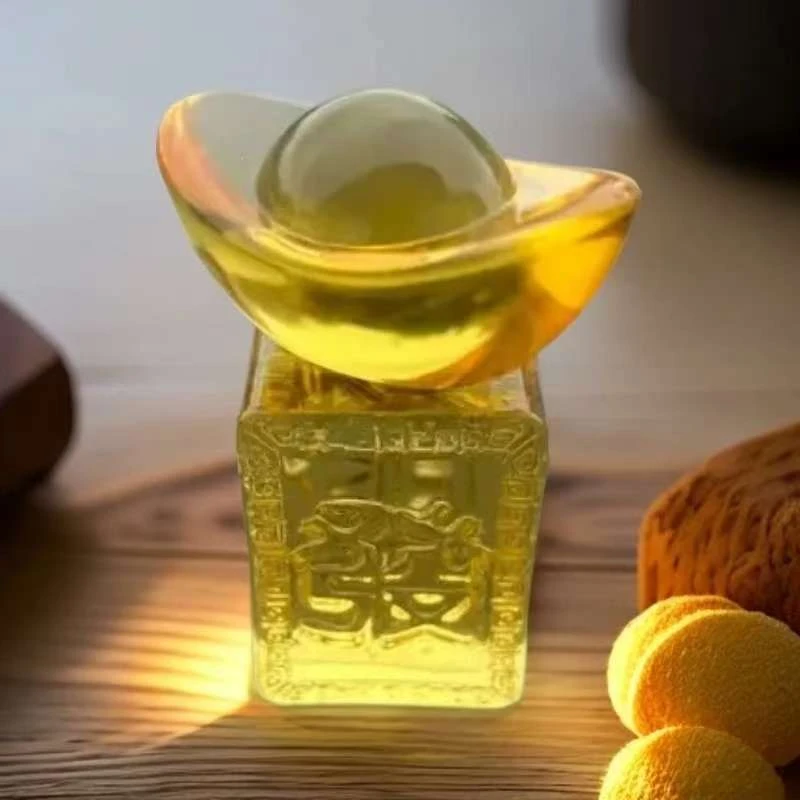 S水晶元宝创意解压手把件家居装饰招财开业乔迁礼品