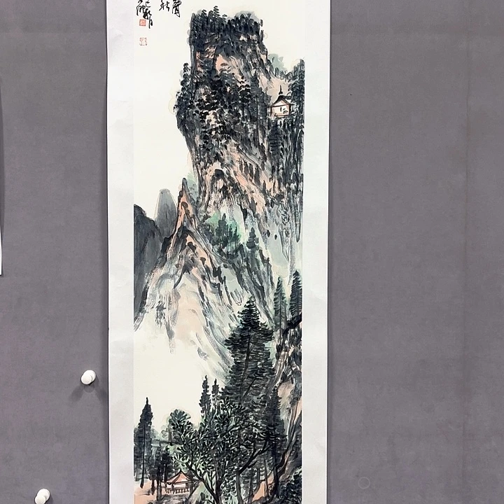 国画亲笔手绘放心去藏