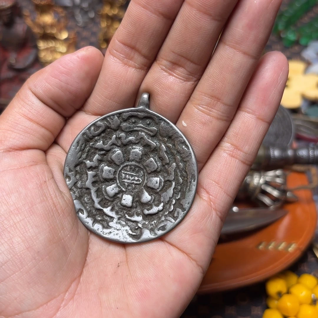 嘉*铜星月菩提吊坠项链