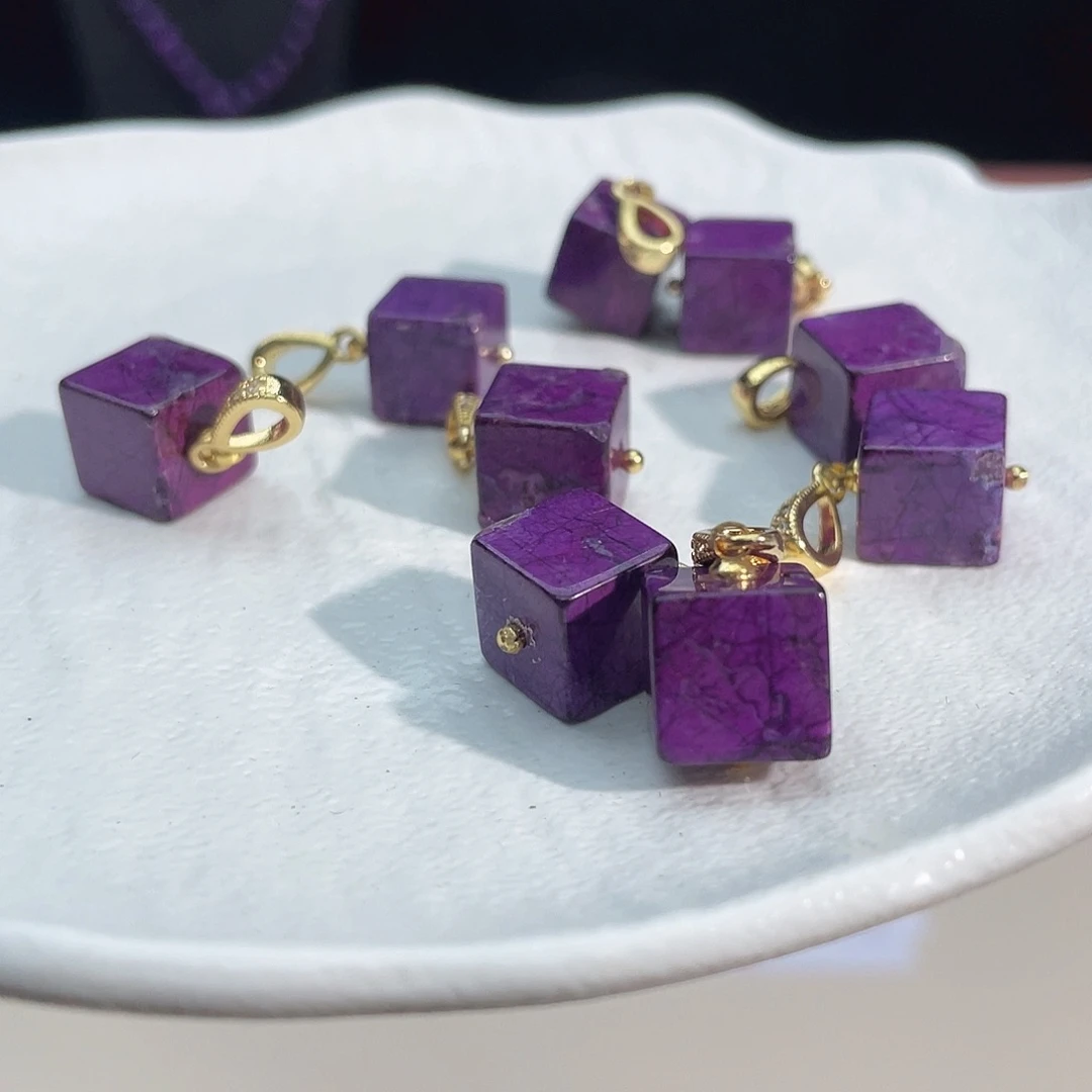 苏纪石（舒俱来）银S925镶嵌颈饰