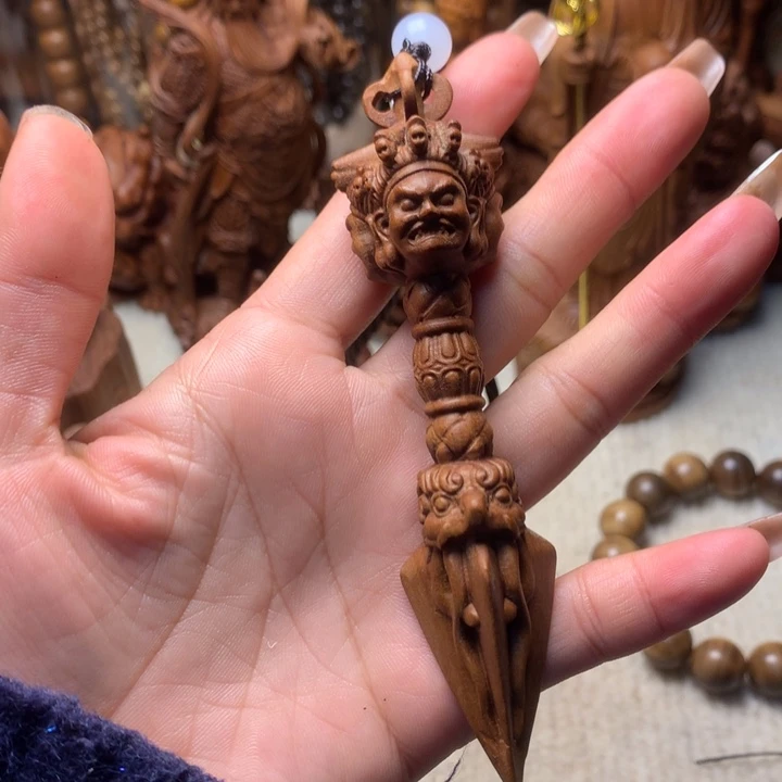 檀香木其他老山檀香手把件