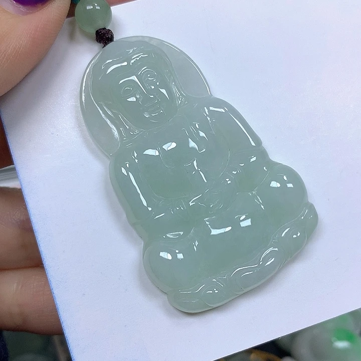 翡翠未镶嵌颈饰挂件