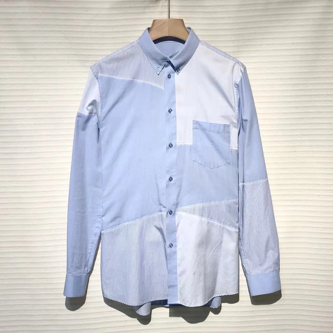 Givenchy/纪梵希 时尚 百搭 拼接 衬衫/40码/95新/XG-Y7945