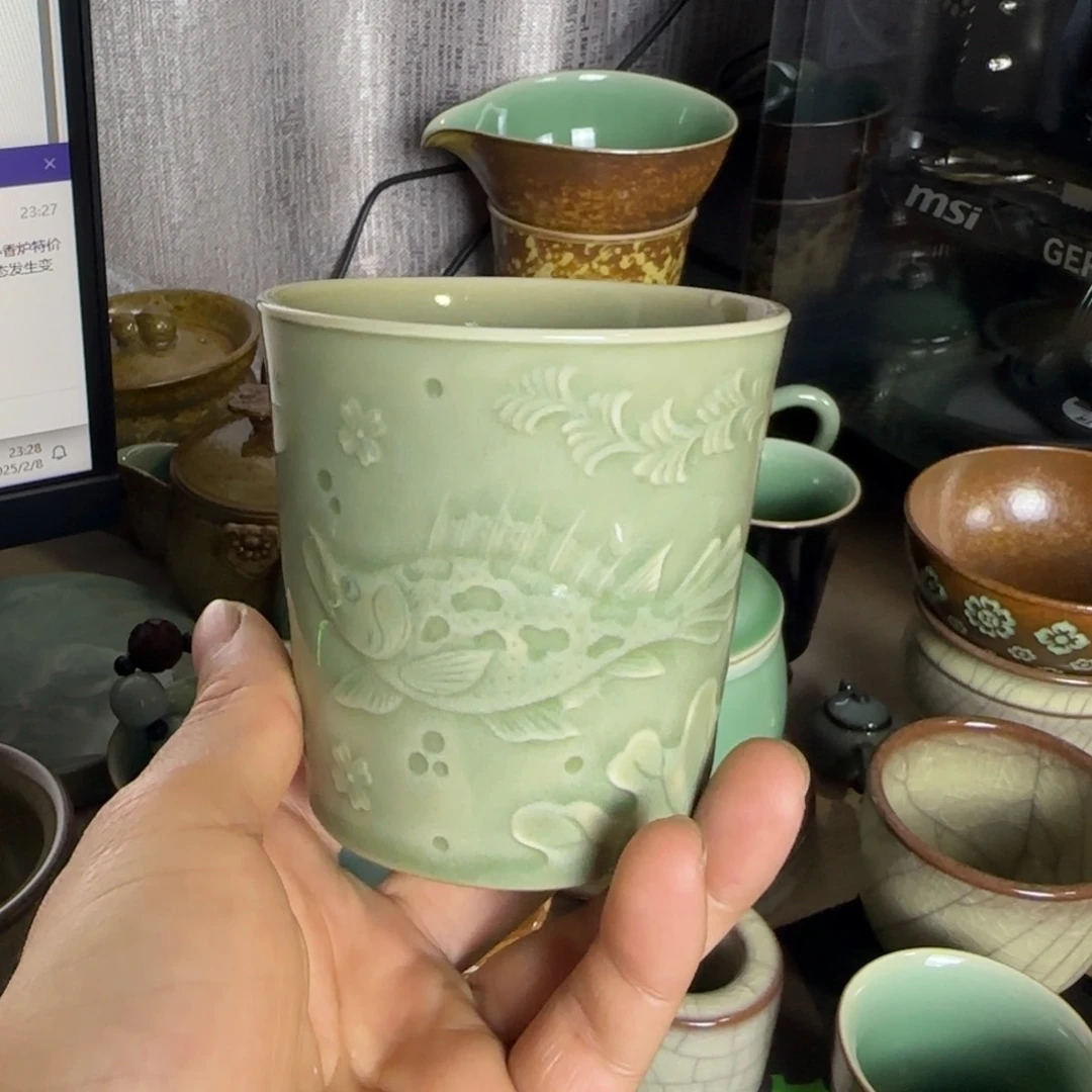 小金茶具青瓷茶器