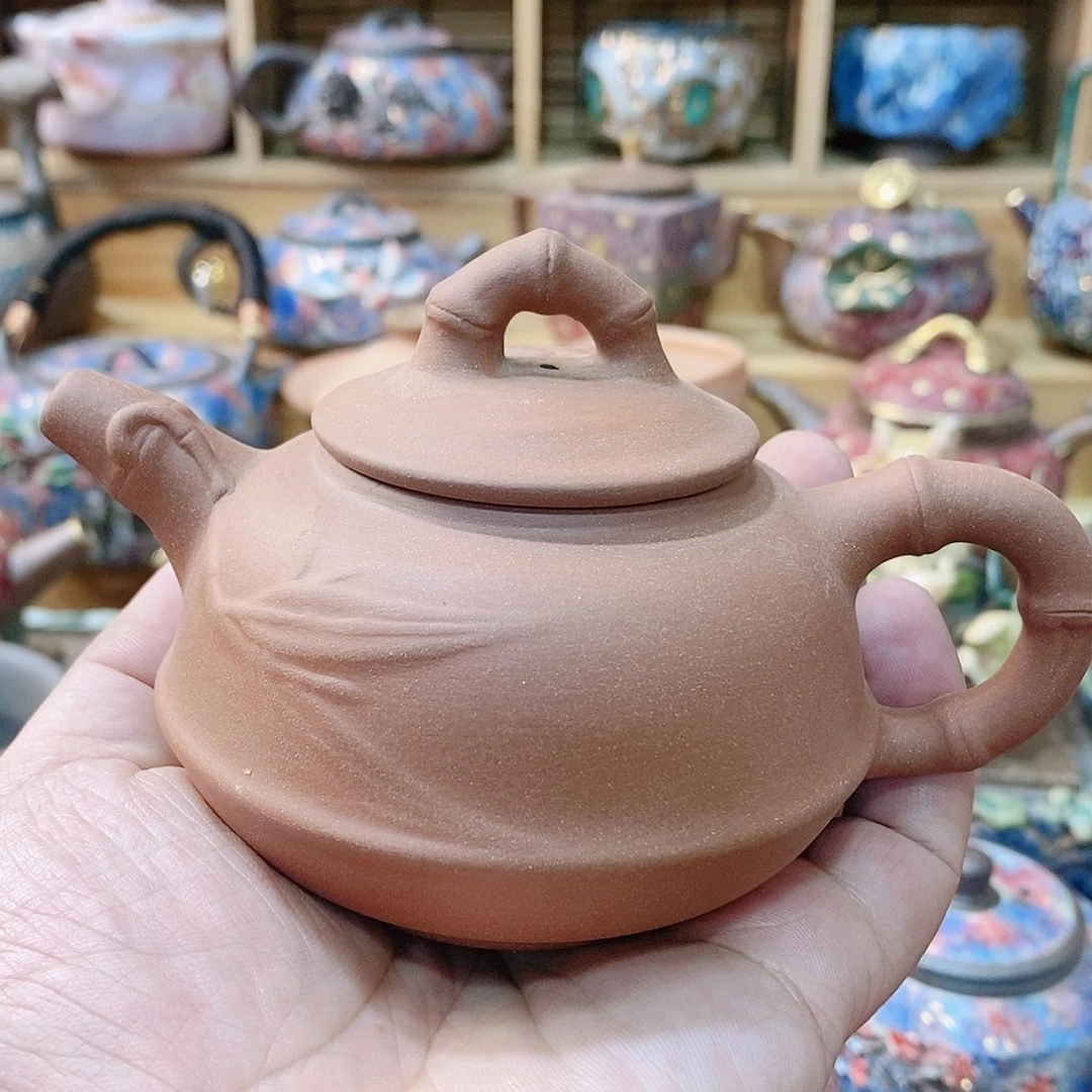 粗陶志野柴烧茶器