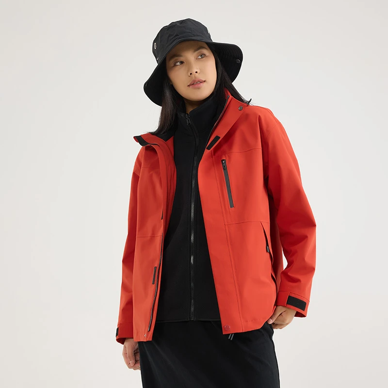 FL  锁温保暖 时尚舒适 三合一摇粒冲锋衣