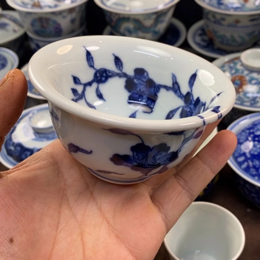 【闪购商品】景德镇青花主人杯
