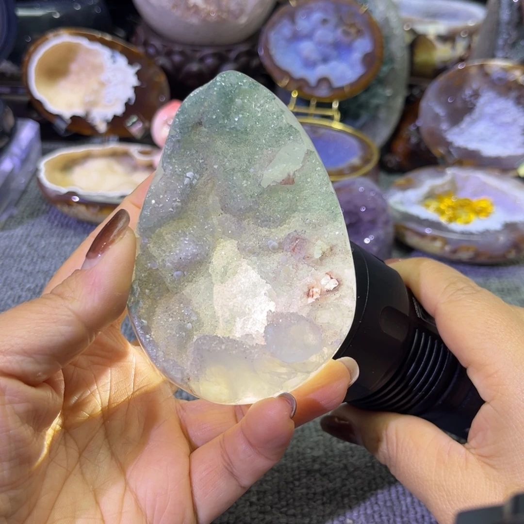 摆件紫晶未镶嵌水晶