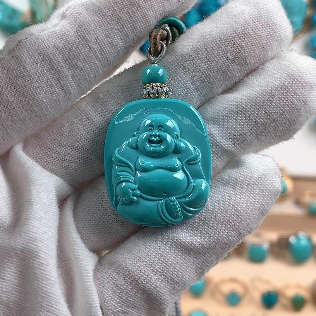 绿松石珠宝奇石未镶嵌