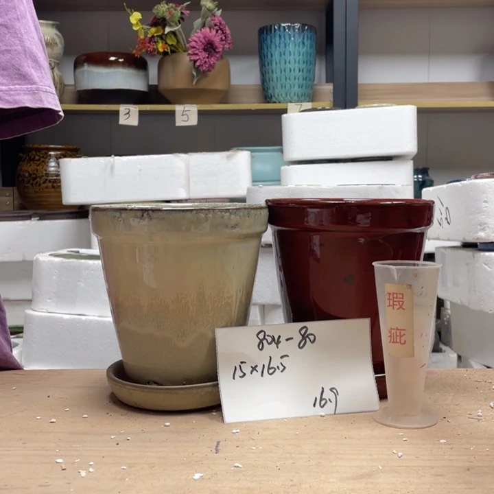 粗陶多肉花盆微瑕80