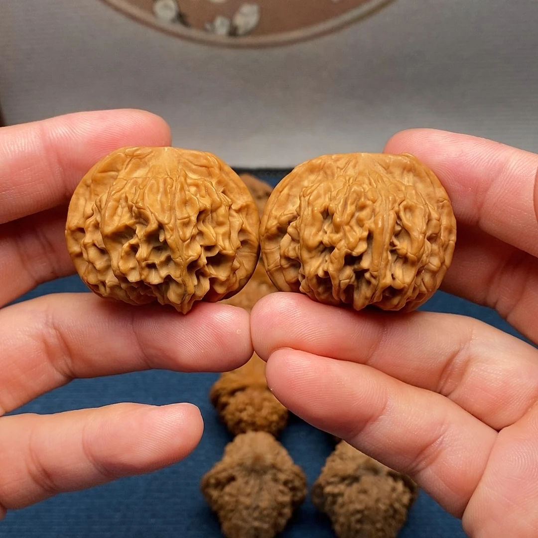 核桃把件四零二爷帽