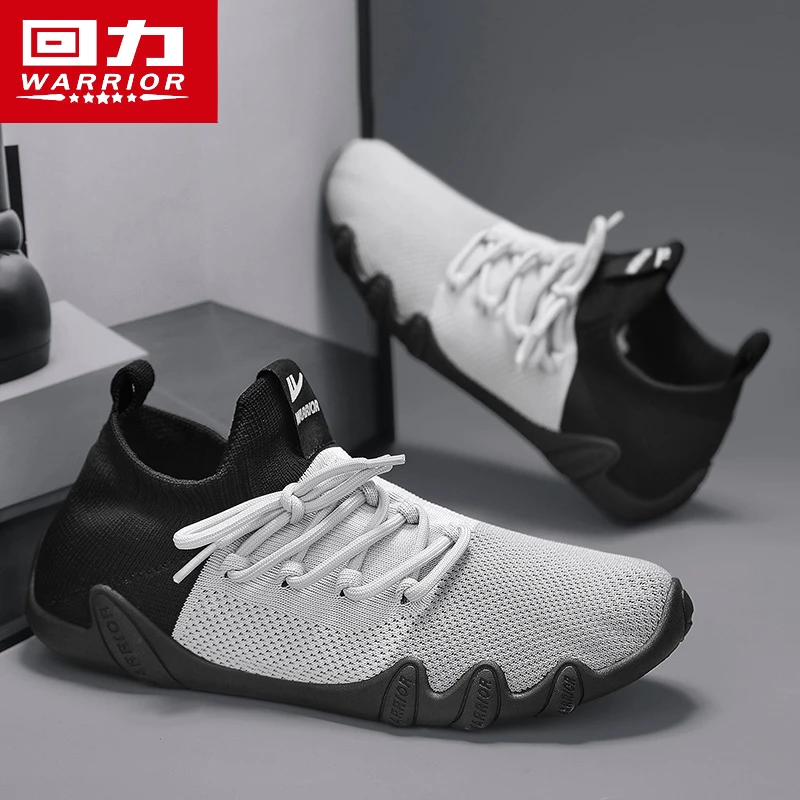 Warrior/回力春夏季新款飞织男鞋开车鞋休闲百搭网面潮鞋轻便透气