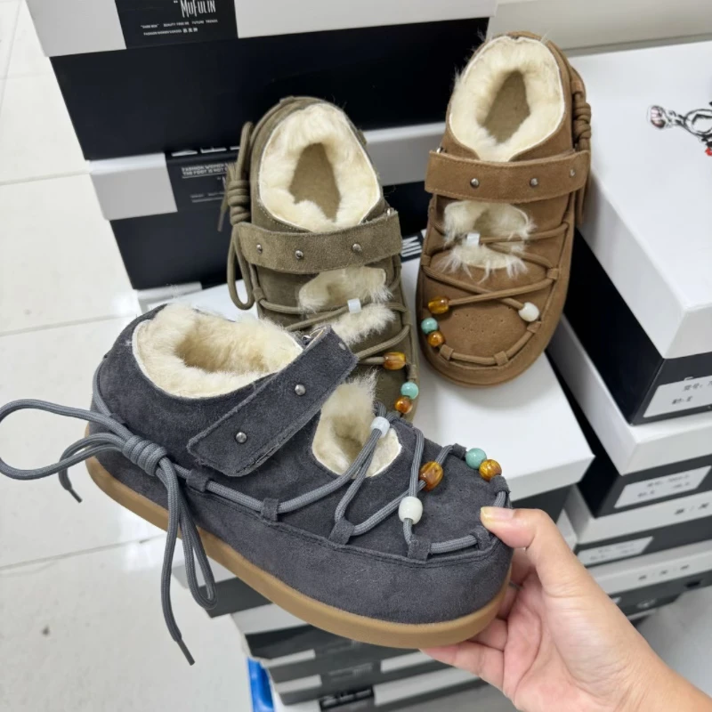 保暖时尚雪地靴厚底塔茨勒雪地靴加厚休闲鞋高帮时尚