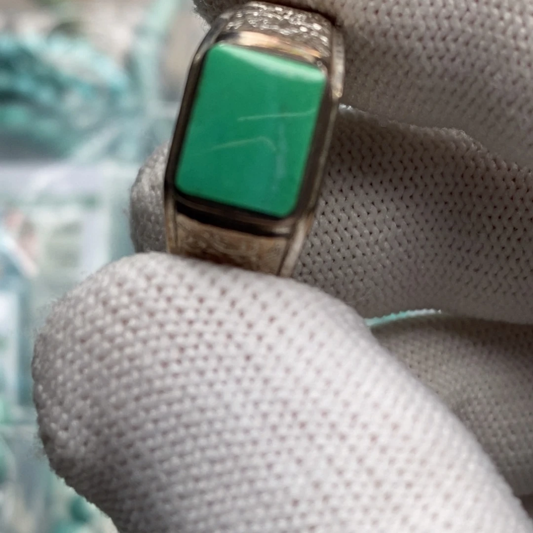 绿松石银S925镶嵌珠宝奇石