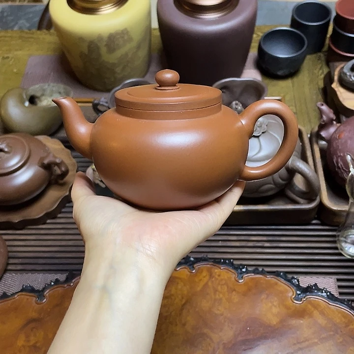 茶壶紫砂全手工打造